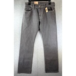 Levi's 514 Jeans Men's 30‎ X 32 Gray Denim Medium Wash Slim Fit Straight Leg